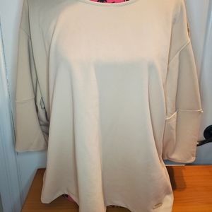 Marc New York Beige Button Long Sleeve - XL